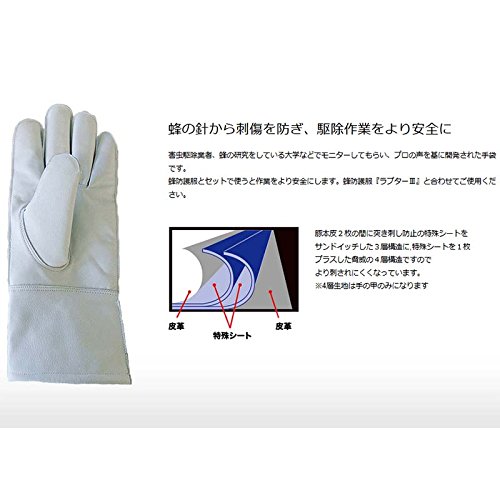 Amazon.co.jp: 【手袋セット】 蜂防護服 ラプター 3 V-1000 スズメバチ